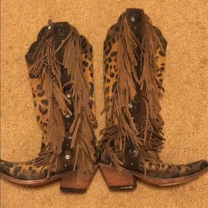 Liberty Black Cheetah Boots